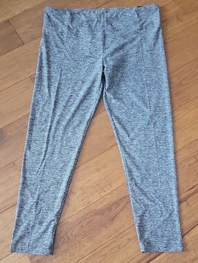 No Boundaries Women's High Rise Ankle Leggings Super Soft Marled Gray Sz XXL 19